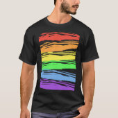 Horizontale regenboogkap t-shirt (Voorkant)