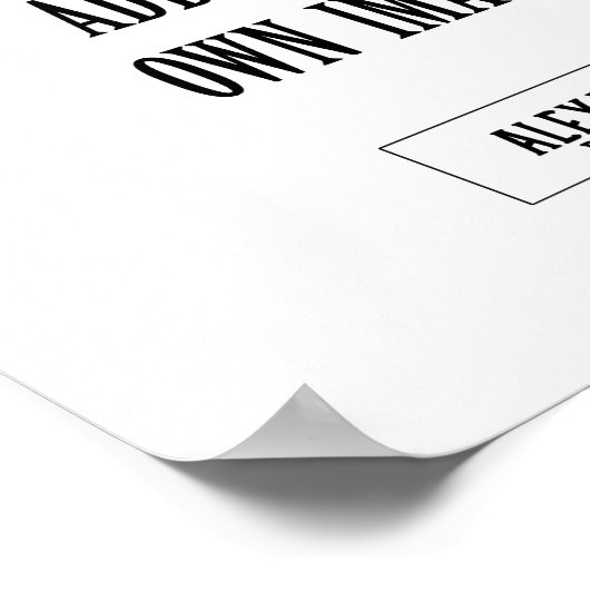 Horizontale signalen poster (Hoek)