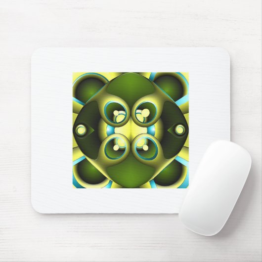 Horizontale Sjabloon Mousepad Muismat (Met muis)