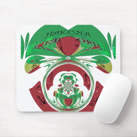 Horizontale Sjabloon Mousepad Muismat (Met muis)