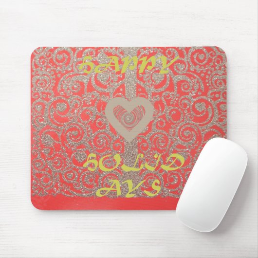 Horizontale Sjabloon Mousepad Muismat (Met muis)