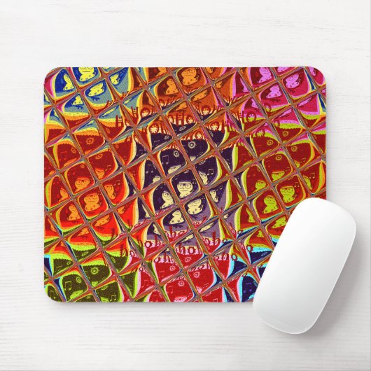 Horizontale Sjabloon Mousepad Muismat (Met muis)
