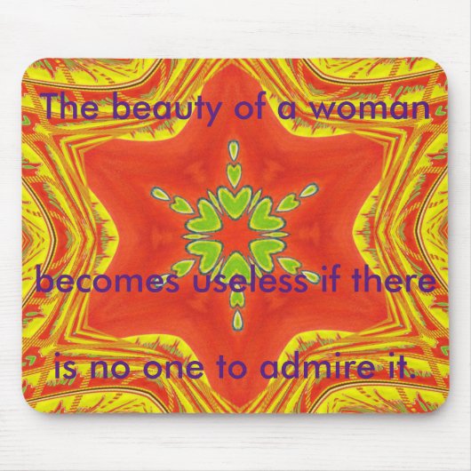 Horizontale Sjabloon Mousepad Muismat (Voorkant)