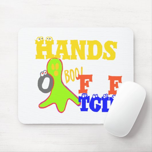 Horizontale Sjabloon Mousepad Muismat (Met muis)