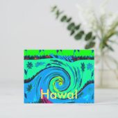 Horizontale Sjabloon van het Hawaï-Briefkaart Briefkaart (Staand voorkant)