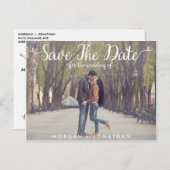 Horizontale sparen de Sjabloon van het Briefkaart  (Voorkant / Achterkant)