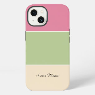 Horizontale spreiding van het kleurenscript voor f iPhone 13 hoesje