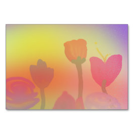 Horizontale springtijd 3,5 inch x 5 inch Tablecard Kaart