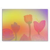 Horizontale springtijd 3,5 inch x 5 inch Tablecard Kaart (Achterkant)