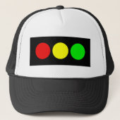 Horizontale stilstand trucker pet (Voorkant)