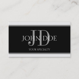 Horizontale streep B/B door de arts Visitekaartje