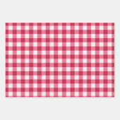 Horizontale Strepen Gingham sterren Wrapping Paper (Voorkant 3)