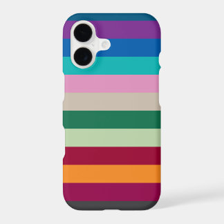 Horizontale strepen in herfstkleuren