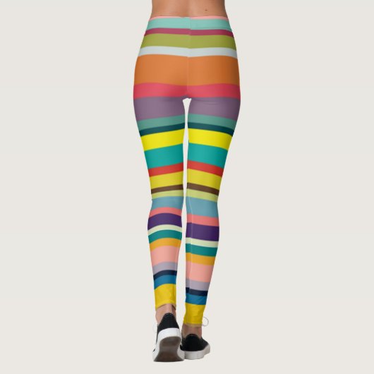 Horizontale strepen leggings (Achterkant)
