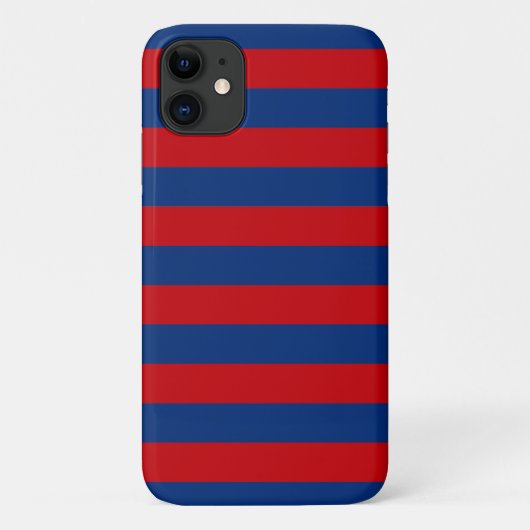 Horizontale strepen met groot niestisch thema Stij Case-Mate iPhone Case (Achterkant)