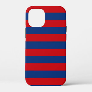 Horizontale strepen met groot niestisch thema Stij iPhone 12 Mini Hoesje