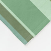Horizontale strepen met olijfgroen fleece deken (Hoek)