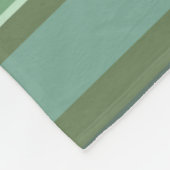 Horizontale strepen met olijfgroen fleece deken (Hoek)