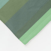 Horizontale strepen met olijfgroen fleece deken (Hoek)