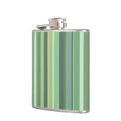 Horizontale strepen met olijfgroen heupfles (Links)