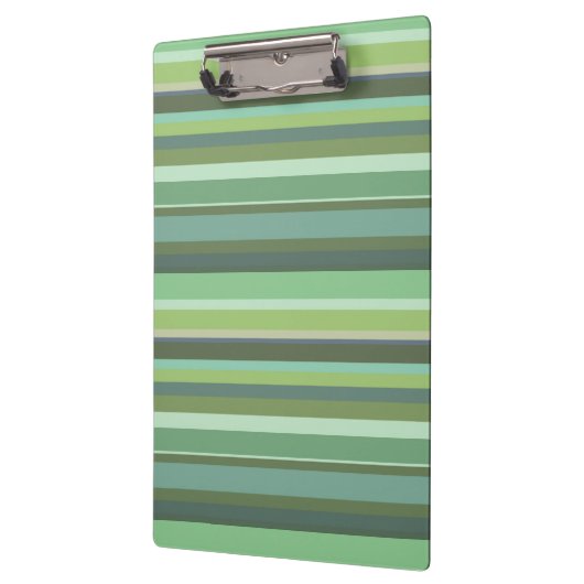 Horizontale strepen met olijfgroen klembord (Links)
