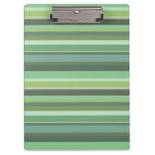 Horizontale strepen met olijfgroen klembord (Voorkant)