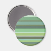 Horizontale strepen met olijfgroen magneet (Voorkant / Achterkant)