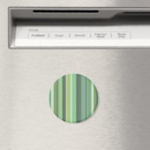 Horizontale strepen met olijfgroen magneet (Insitu (Vaatwasser))