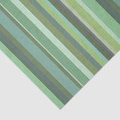 Horizontale strepen met olijfgroen tissuepapier (Detail)