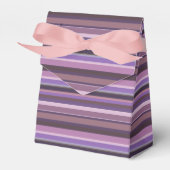 Horizontale strepen nabootsen bedankdoosjes (Voorkant Zijde)