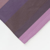 Horizontale strepen nabootsen fleece deken (Hoek)