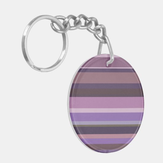 Horizontale strepen nabootsen sleutelhanger (Voorkant Links)