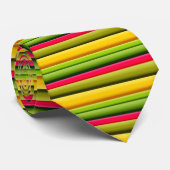 Horizontale strepen stropdas (Opgerold)