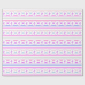  horizontale strepes Ballerina Dancer Cadeaupapier (Vlak)