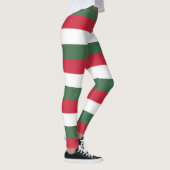 Horizontale streping Hongaarse nationale vlagkleur Leggings (Rechts)