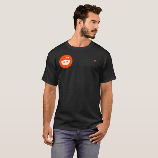 Horizontale T-Shirt-Logo Classic Reddit T-shirt (Voorkant volledig)
