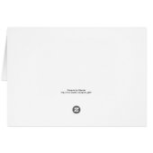 Horizontale tafeltennistafel greeting card (Achterkant Horizontaal)