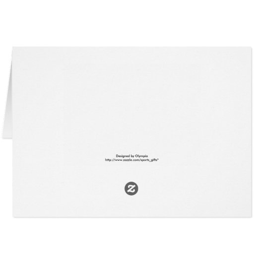 Horizontale tafeltennistafel greeting card (Achterkant Horizontaal)