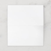 Horizontale Tentvouwing Loyalty Card (Buitenkant ongevouwen)