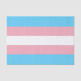 Horizontale Transgender Pride Vlag Tissuepapier