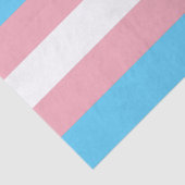Horizontale Transgender Pride Vlag Tissuepapier (Detail)