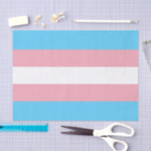 Horizontale Transgender Pridevlag Tissuepapier (Craft)