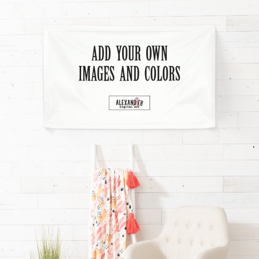 Horizontale vinyl spandoek (Insitu)