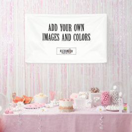 Horizontale vinyl spandoek