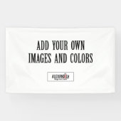 Horizontale vinyl spandoek (Horizontaal)