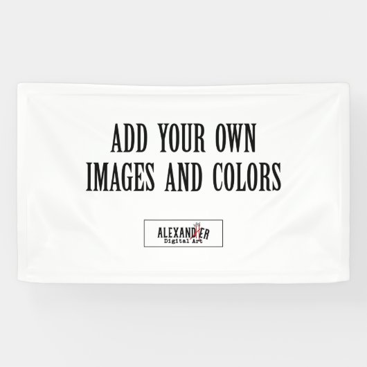 Horizontale vinyl spandoek (Horizontaal)