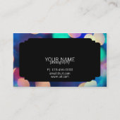 Horizontale Visitekaartjes voor foto's van Bokeh (Achterkant)