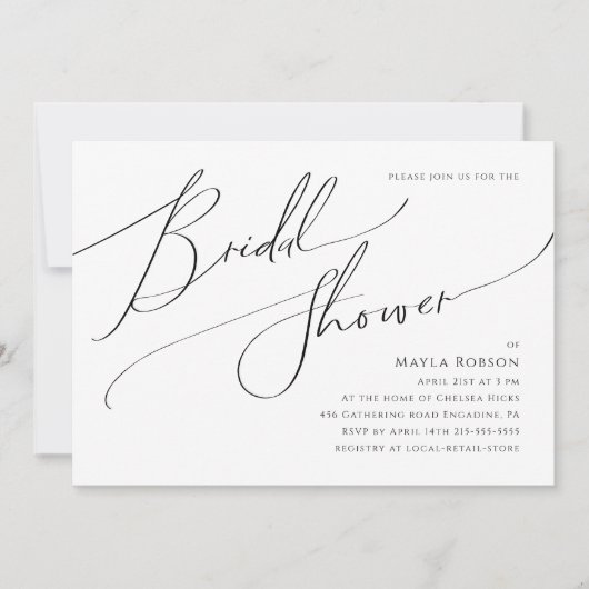 Horizontale Vrijgezellenfeest met klein script Kaart (Voorkant)