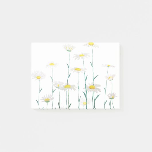 horizontale waterverf witte zuivelvertakking post-it® notes (Voorkant)