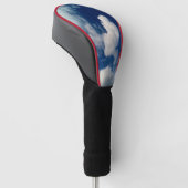 Horizontale wolk golfheadcover (Schuin)